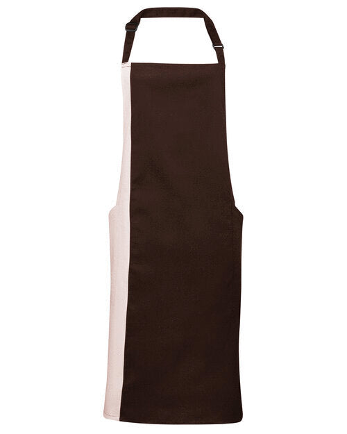 Premier Workwear Colours Collection Contrast Bib Apron - PR162M