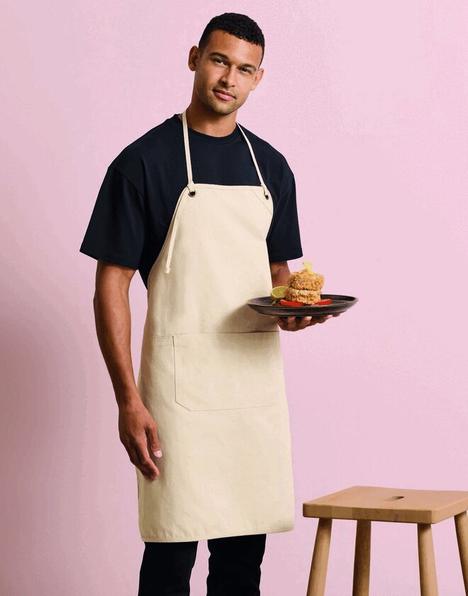 Premier Workwear Artisans Choice Double Pocket Canvas Apron - PR181M