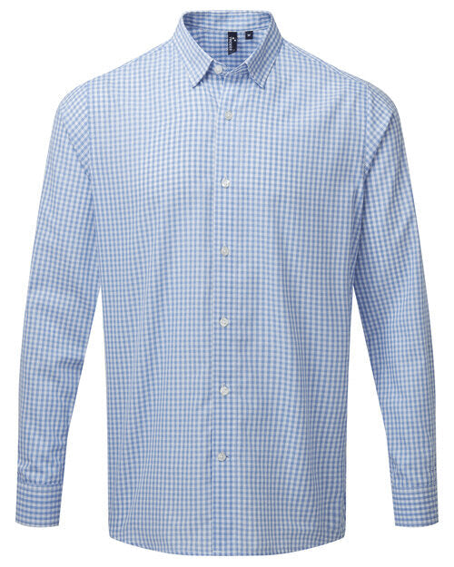 Premier Workwear Mens Maxton Check Long Sleeve Shirt - PR252M