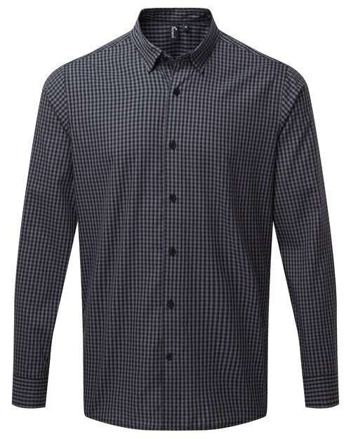 Premier Workwear Mens Maxton Check Long Sleeve Shirt - PR252M