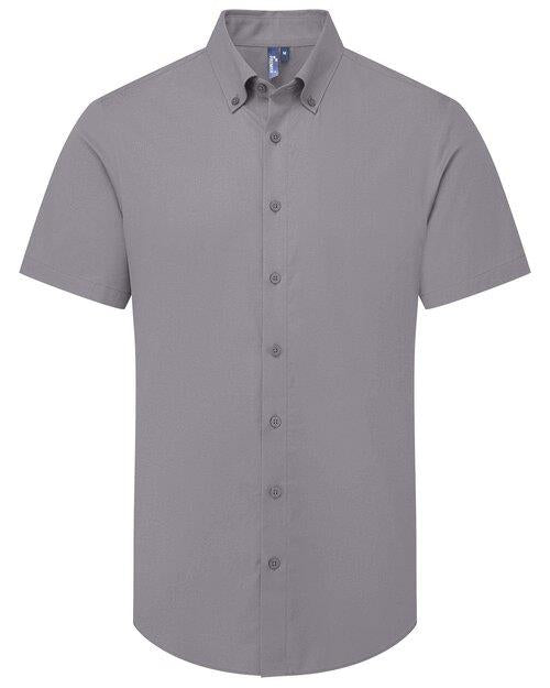 Premier Workwear Oxford Mens Short Sleeve Shirt - PR286M