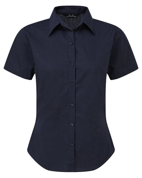 Premier Workwear Ladies Short Sleeve Poplin Blouse - PR302M