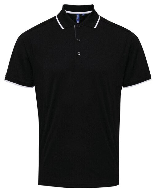 Premier Workwear Mens Contrast Tipped Coolchecker Polo Shirt - PR618M