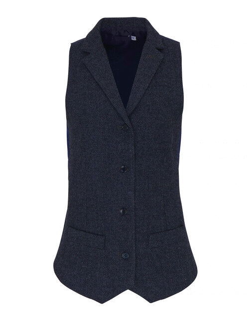 Premier Workwear Ladies Herringbone Waistcoat - PR626M