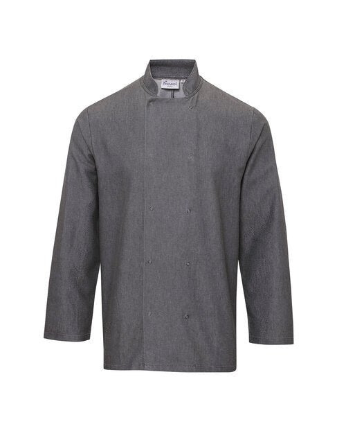 Premier Workwear Denim Chefs Jacket - PR660M