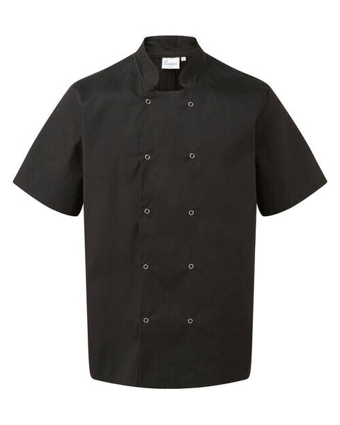 Premier Chef's Short Sleeve Stud Jacket