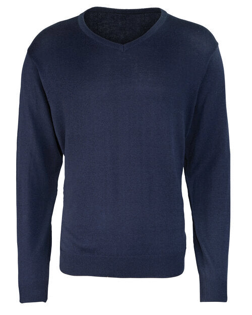 Premier Workwear Mens V-Neck Knitted Sweater - PR694M