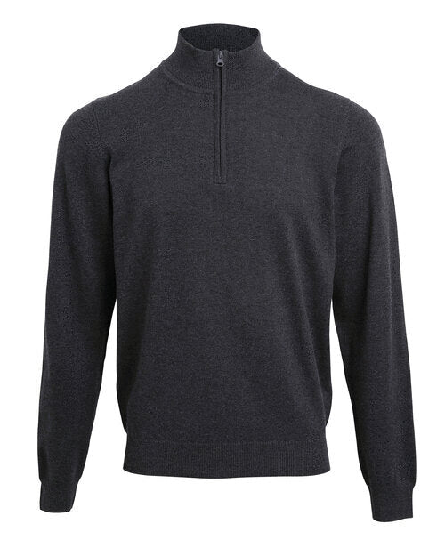 Premier Workwear Mens 1/4 Zip Knitted Sweater - PR695M