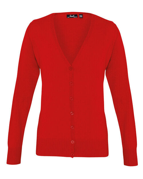 Premier Workwear Ladies Button Through Knitted Cardigan - PR697M