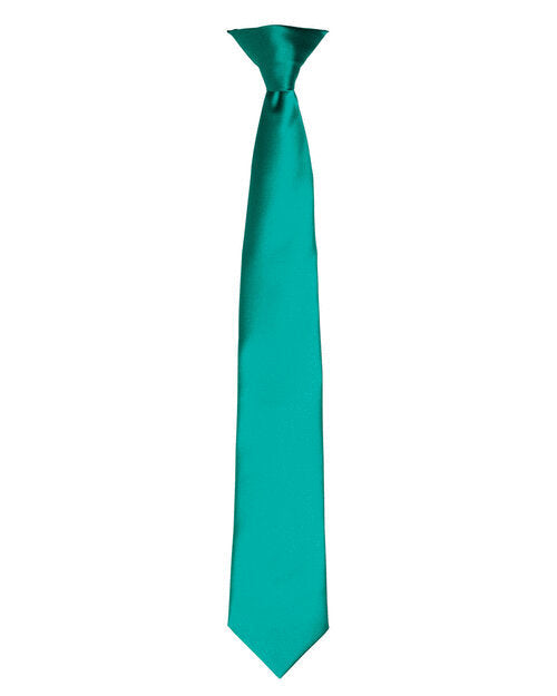Premier Workwear Colours Collection Satin Clip On Tie - PR755M