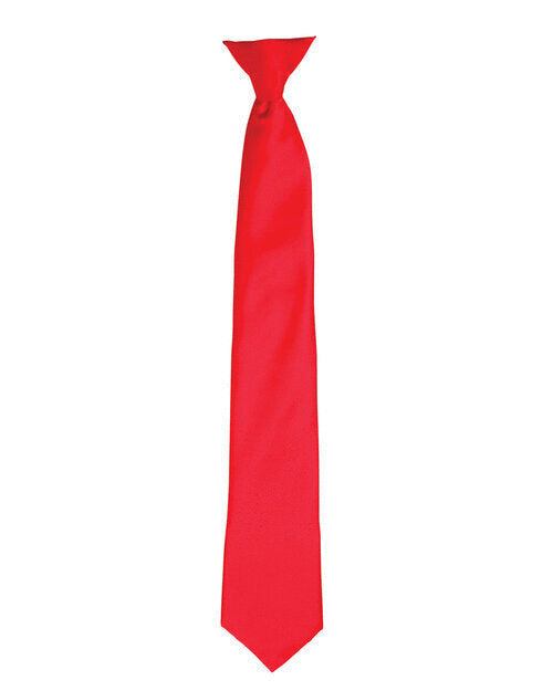 Premier Workwear Colours Collection Satin Clip On Tie - PR755M