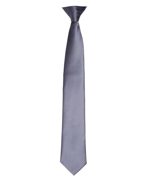 Premier Workwear Colours Collection Satin Clip On Tie - PR755M