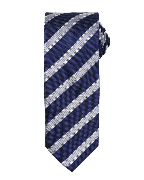 Premier Workwear Waffle Stripe Tie - PR783M