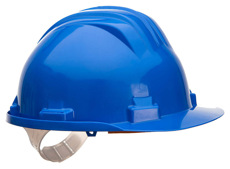 Royal blue Portwest Work Safe PS61 safety helmet.
