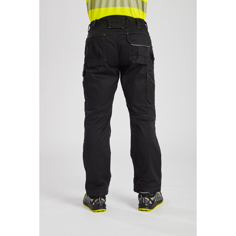 Orange/black PW3 Hi-Vis Stretch Holster Pocket Trouser