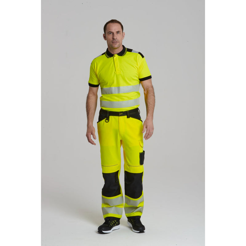 Orange/black Portwest PW3 Hi-Vis Extreme Rain Trouser