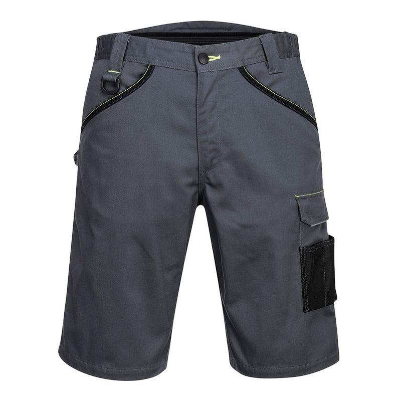Portwest PW3 Work Shorts in grey.
