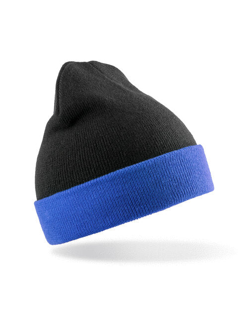 Result Recycled Black Compass Beanie