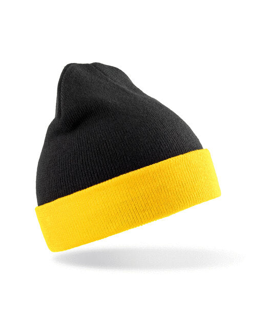 Result Recycled Black Compass Beanie
