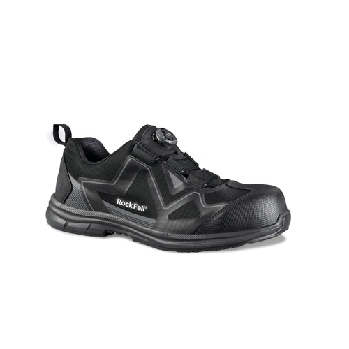 Rock Fall Volta Electrical Hazard Boa Safety Trainer Black 7 Rf140/007
