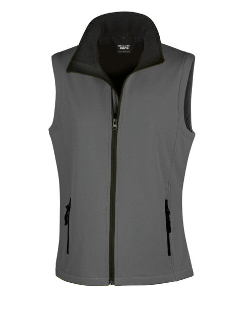 Result Ladies Printable Softshell Bodywarmer With Recycled Fleece Inner