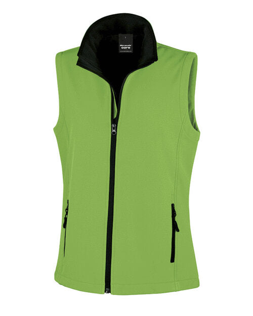 Result Ladies Printable Softshell Bodywarmer With Recycled Fleece Inner