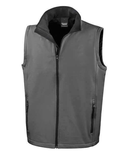 Result Printable Softshell Bodywarmer With Recycled Fleece Inner