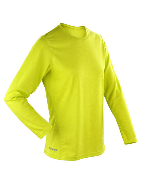Spiro Spiro Ladies Quick Dry Long Sleeve T-Shirt - RS254F