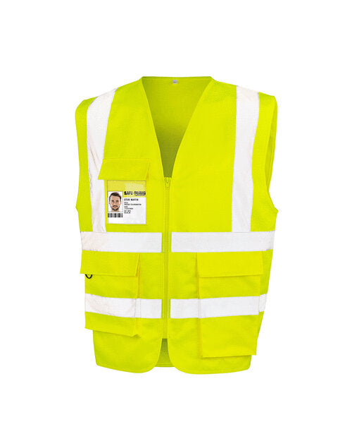 Result Heavy Duty Polycotton Security Vest - RS477M