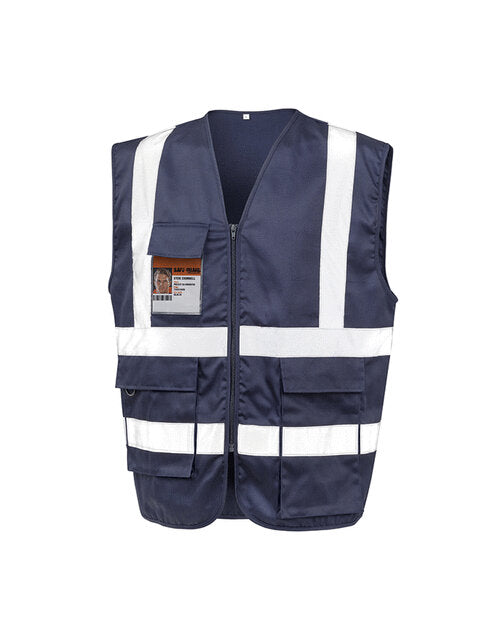 Result Heavy Duty Polycotton Security Vest - RS477M
