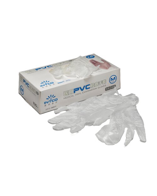 Result PPS Protective Clear Vinyl Gloves 100Pk - RV010M