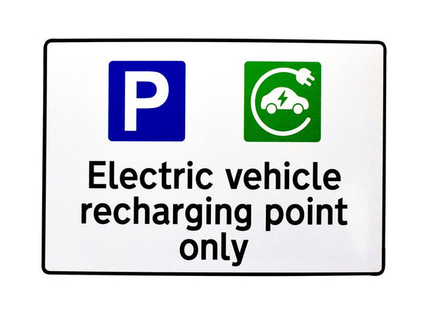 Scan Ev Recharging Point Only Rpvc 300X200Mm