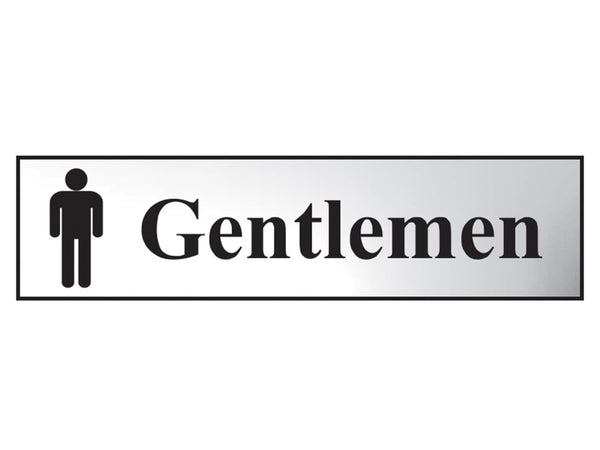 Sign: Gentlemen Bathroom