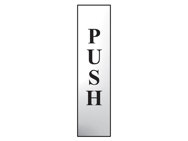 Sign: Push (Vertical)