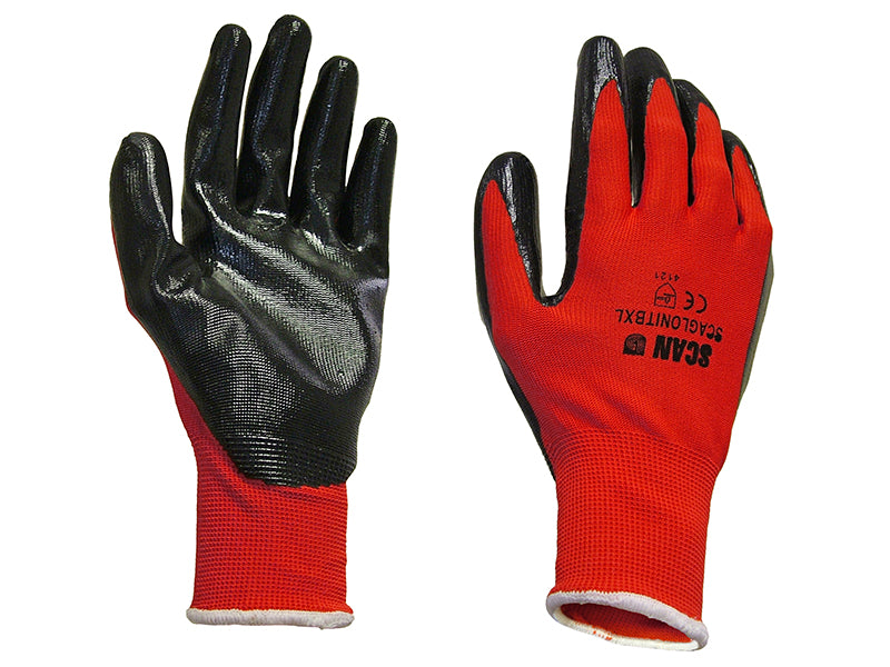Scan Nitrile Coated Knitted Gloves