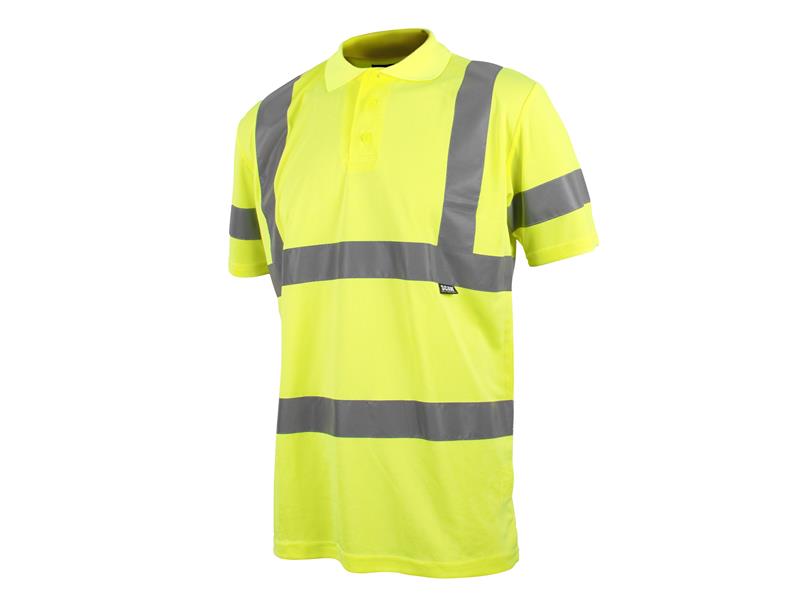 Scan Hi-Vis Yellow Polo Shirt