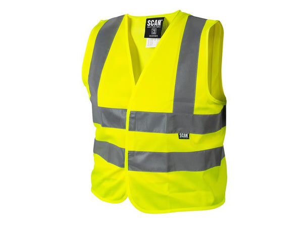 Scan Children's Hi-Vis Yellow Waistcoat