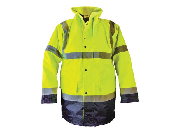 Hi-Vis Yellow/Black Motorway Jacket