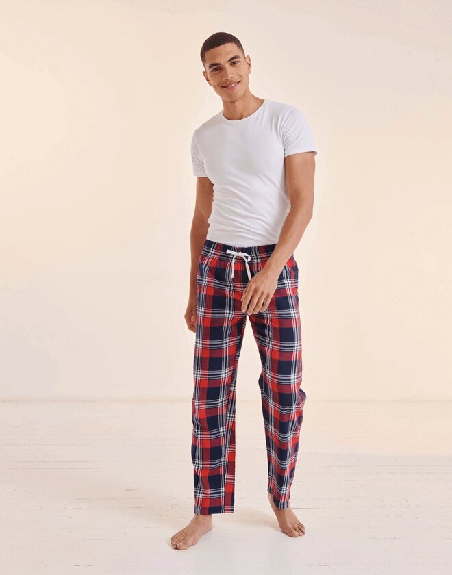 SF Clothing Mens Tartan Lounge Pants - SF083M