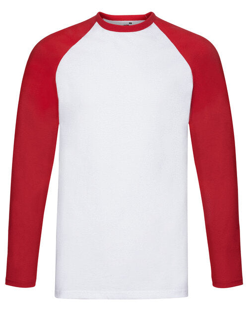 Fruit of the Loom Valueweight Long Sleeve Baseball T