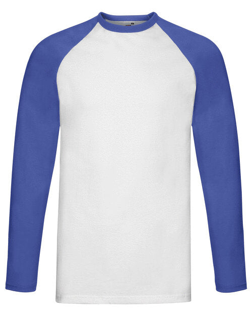 Fruit of the Loom Valueweight Long Sleeve Baseball T