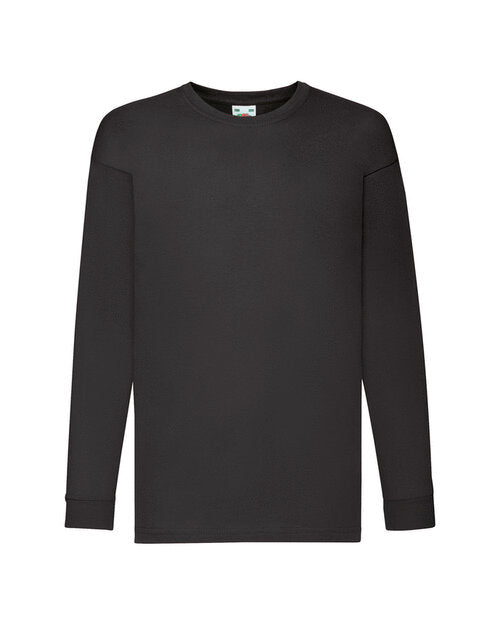 Fruit of the Loom Kids Valueweight Long Sleeve T