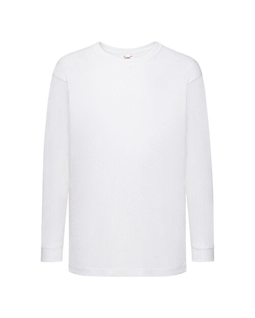 Fruit of the Loom Kids Valueweight Long Sleeve T