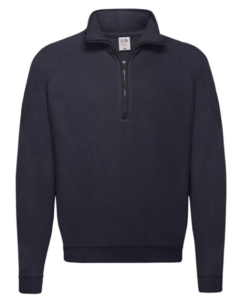 Fruit of the Loom Classic Zip Neck Sweatshirt