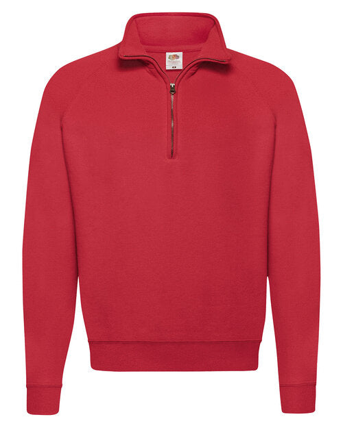 Fruit of the Loom Classic Zip Neck Sweatshirt