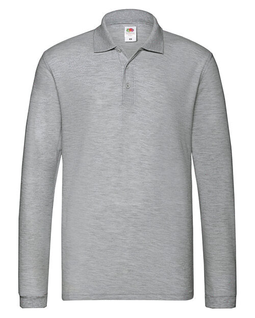 Fruit of the Loom Premium Long Sleeve Polo Shirt