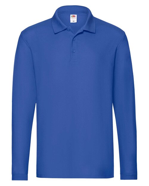 Fruit of the Loom Premium Long Sleeve Polo Shirt
