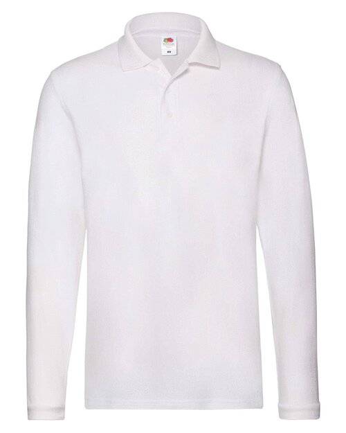 Fruit of the Loom Premium Long Sleeve Polo Shirt