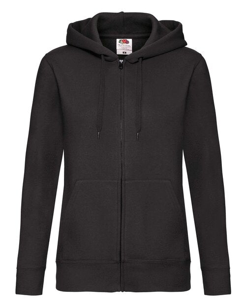 Fruit of the Loom Ladies Premium Hooded Sweat Jacket