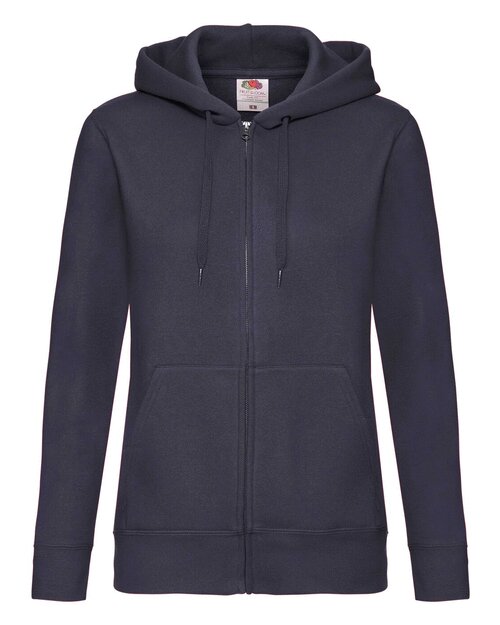 Fruit of the Loom Ladies Premium Hooded Sweat Jacket